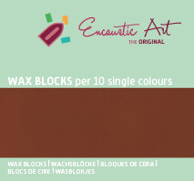 Encaustic Art Wachs - (21) Venezianisch Rot - Schachtel 10 Stk. 