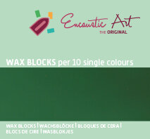 Encaustic Art Wachs - (23) Olivengr&uuml;n - Schachtel 10 Stk. 
