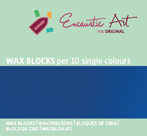 Encaustic Art Wachs - (09) Blau - Schachtel 10 Stk. 