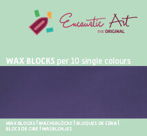 Encaustic Art Wachs - (11) Blauviolett - Schachtel 10 Stk. 