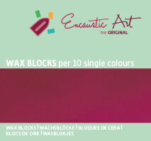Encaustic Art Wachs - (12) Rotviolett - Schachtel 10 Stk. 
