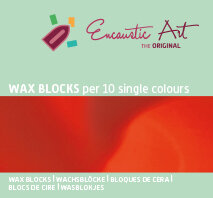 Encaustic Art Wachs - (03) Orange - Schachtel 10 Stk. 