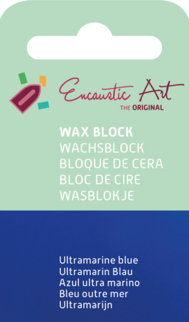 Encaustic Art Wachs - (10) Ultramarin Blau