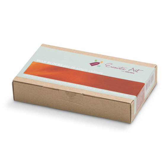 Encaustic Art Wachs - (14) Gelbbraun - Schachtel 16 Stk.