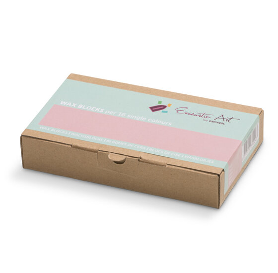Encaustic Art Wachs - (24) Rosa - Schachtel 16 Stk.