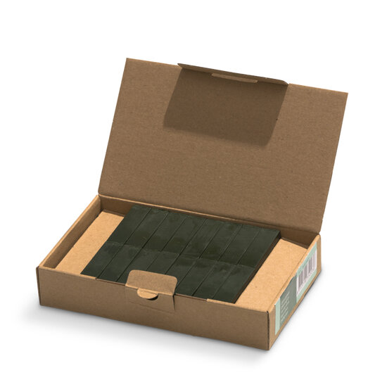 Encaustic Art Wachs - (23) Olivengrün - Schachtel 16 Stk.