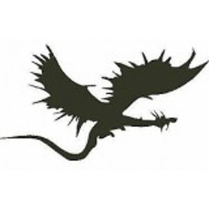 Encaustic Art stempel - draak (rechts)