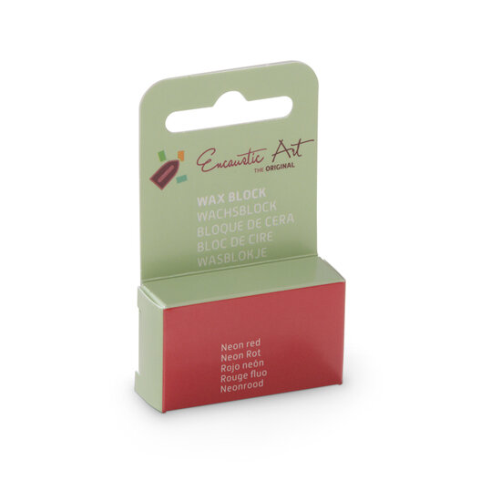 Encaustic Art Wachs - (36) Neon Rot - Schachtel 10 Stk.