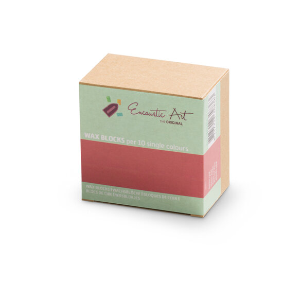 Encaustic Art Wachs - (36) Neon Rot - Schachtel 10 Stk.