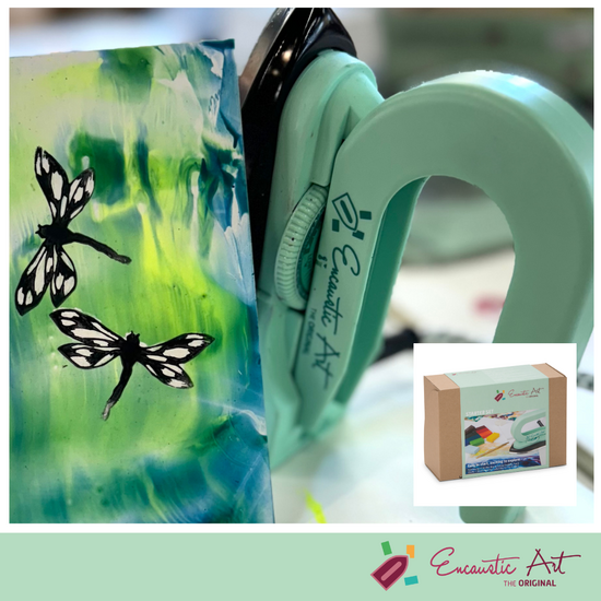 Starter Set + Online-Kurs Encaustic Art Bassics (EN)