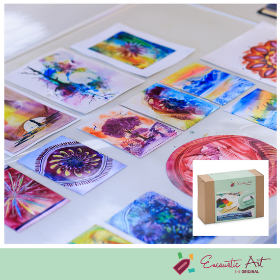 Starter Set + Online-Kurs Encaustic Art Bassics (EN)