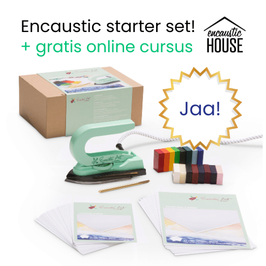 Starter Set + Online-Kurs Encaustic Art Bassics (EN)