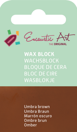 Encaustic Art Wachs - (22) Umbra Braun