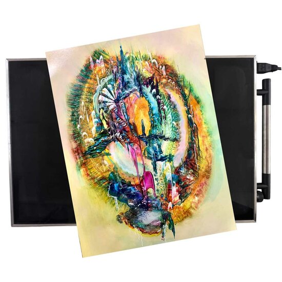 Encaustic Art Malplatte elektrisch