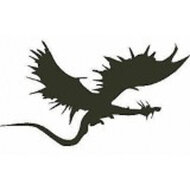 Encaustic Art stempel - draak (rechts)