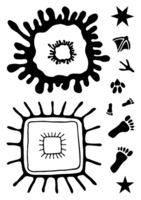 Encaustic Art Transparentstempel Kunstrahmen