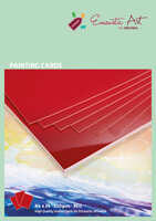 Encaustic Art Malkarten A4 - Rot