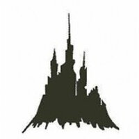 Encaustic Art stempel - Kleines Schloss