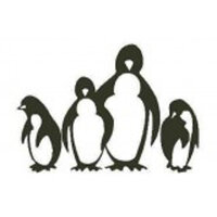 Encaustic Art stempel - Pinguine