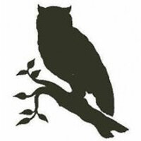 Encaustic Art stempel - Eule