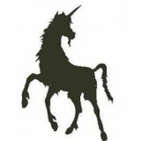 Encaustic Art stempel - Junges Einhorn