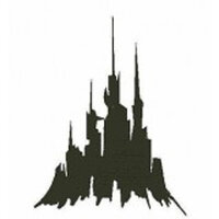 Encaustic Art stempel - Großes Schloss