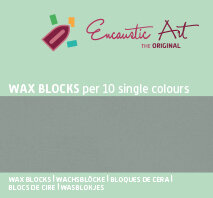 Encaustic Art Wachs - (17) Grau - Schachtel 10 Stk. 