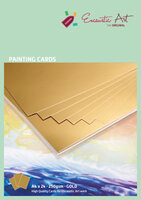 Encaustic Art Malkarten A4 - Gold