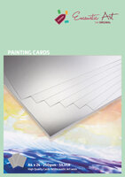 Encaustic Art Malkarten A4 - Silber