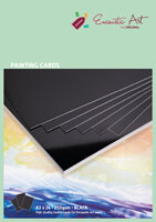 Encaustic Art Malkarten A3 - Schwarz